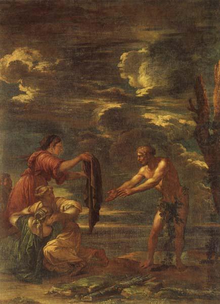 Salvator Rosa Odysseus and Nausicaa china oil painting image